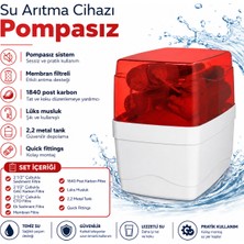 Bezos Pompasız Su Arıtma Cihazı Çubuklu Filtreli 2,2 Galon Tanklı 108691135