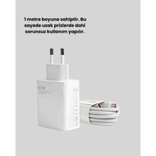Zero Land Aconcept 67 Watt Güçlü Turbo Şarj Aleti  Note 10 Note 20 Uyumlu