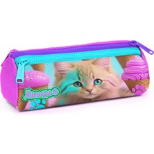 Minosso Kedi Figürlü Kız Çocuk Ilkokul Kalem Çantası 6001