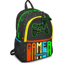 Minosso Gamer Desenli Erkek Çocuk Ilkokul Sırt Çantası 1009