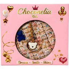 Chocogirl Luna Tüvit Pembe-Beyaz Renk Kız Çocuk Çantası