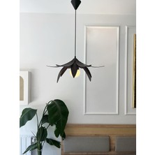Fagus Wood Avize – Modern ve Minimal Tasarım Avize, Iskandinav Salon ve Oturma Odası Aydınlatması (Ceviz)