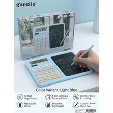 Veroksa LCD Yazı Tabletli Hesap Makinesi - Kalemli Dijital Not Defteri ve Hesap Makinesi 2 Si 1 Arada
