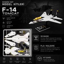 Pilco Enerji F-14 Tomcat Kendin Yap Maket Uçak Kiti (Pla+)