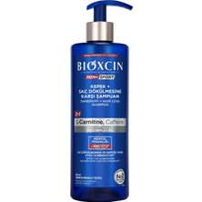 Bioxcin Men+ Sport Kepek + Saç Dökülmesine Karşı Şampuan | L-Carnitine, Kafein, Biocomplex B11 | 500