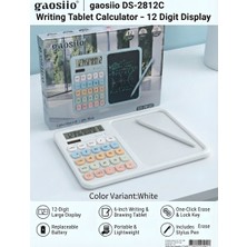 Veroksa LCD Yazı Tabletli Hesap Makinesi - Kalemli Dijital Not Defteri ve Hesap Makinesi 2 Si 1 Arada