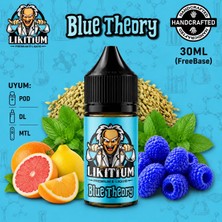 Likitium Blue Theory 30ML/6MG Likit Aroma – Mavi Ahududu, Narenciye ve Ferah Nane