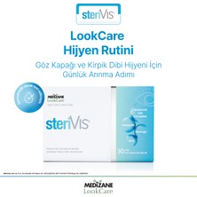 Medizane Lookcare Sterivıs Hassas Göz Temizleme Mendili 30LU