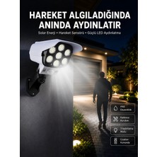 Epilons Solar Bahçe Lambası Uzaktan Kumandalı Kamera Görünümlü Hareket Sensörlü