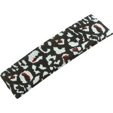 Bijuteri Net Leopar Desenli Saç Bandı 6 cm