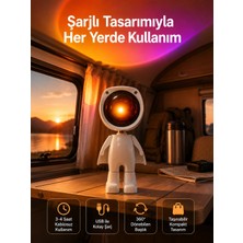 Epilons Gün Batımı Projektör Lamba Astronot Görünümlü Dekoratif Masa Lambası