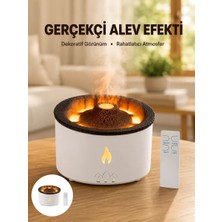 Nemere Ithalat 3D Alev Efektli Hava Nemlendirici – Uzaktan Kumandalı ve 8 Saat Çalışma Süreli Yeni Nesil