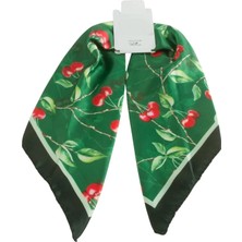 Bijuteri Net Kiraz Zr Saten Fular 50*50 cm