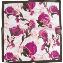 Bijuteri Net Nar Desenli Zr Şifon Fular 50*50 cm