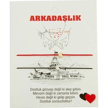 Bijuteri Net Kalp Arkadaşlık Ip Bileklik 2 Adet