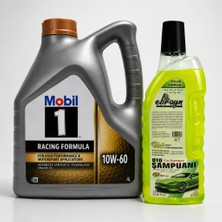 Mobil 1 Motorsport Formula Motor Yağı 10W-60 4 Litre + Oto Şampuan 1000 ml