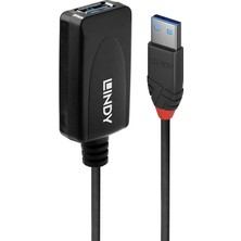 Lindy LIN-43155 5mt USB 3.2 Gen1 To USB 3.2 Gen1 Erkek-Dişi USB Uzatma Kablosu