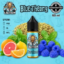 Likitium Blue Theory 60ML/3MG Likit Aroma – Mavi Ahududu, Narenciye ve Ferah Nane