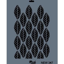 TeknoKapsül Rich New Seri N-347 Stencil 35X25 cm