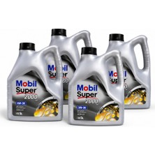 Mobil Süper 2000 Xe Acea C3 5W-30 Dpf Motor Yağı 5 Litre x 4
