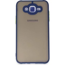 Aslanoğlu Store Newface Samsung Galaxy J7 Kılıf Montreal Silikon Kapak - Lacivert