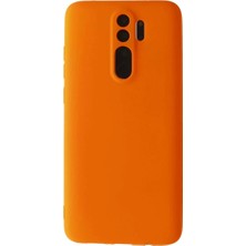 Aslanoğlu Store Newface Xiaomi Redmi Note 8 Pro Kılıf First Silikon - Turuncu