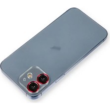 Motto Ticaret Newface Apple Iphone 12 Metal Kamera Lens Koruma Cam - Kırmızı