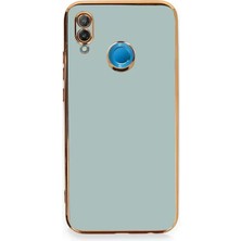 Aslanoğlu Store Newface Huawei P20 Lite Kılıf Volet Silikon - Açık Yeşil