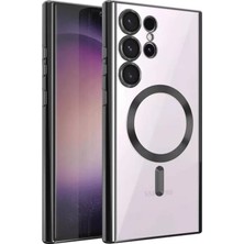 Aslanoğlu Store Newface Samsung Galaxy S24 Ultra Kılıf Kross Magneticsafe Kapak - Siyah