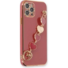 Aslanoğlu Store Newface Apple Iphone 12 Pro Max Kılıf Esila Silikon - Kırmızı