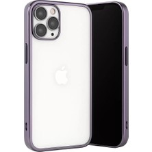 Aslanoğlu Store Newface Apple Iphone 13 Pro Max Kılıf Razer Lensli Silikon - Mor