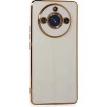 Aslanoğlu Store Newface Realme 11 Pro Kılıf Volet Silikon - Beyaz