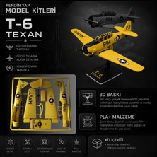 Pilco Enerji T-6 Texan Kendin Yap Maket Uçak Kiti (Pla+)