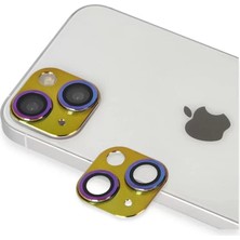 Aslanoğlu Store Newface Apple Iphone 13 Pers Alüminyum Kamera Lens - Rainbow
