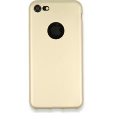 Aslanoğlu Store Newface Apple Iphone 7 Kılıf First Silikon - Gold