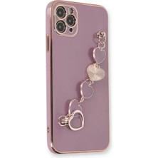 Aslanoğlu Store Newface Apple Iphone 11 Pro Max Kılıf Esila Silikon - Mor