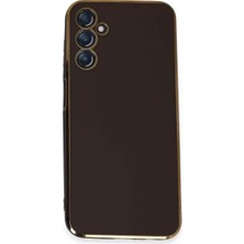 Aslanoğlu Store Newface Samsung Galaxy M14 5g Kılıf Volet Silikon - Siyah