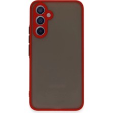 Aslanoğlu Store Newface Samsung Galaxy A34 5g Kılıf Montreal Silikon Kapak - Kırmızı