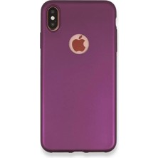 Aslanoğlu Store Newface Apple Iphone Xs Max Kılıf First Silikon - Mürdüm