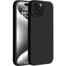 Aslanoğlu Store Newface Apple Iphone 15 Plus Kılıf First Silikon - Siyah