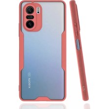 Aslanoğlu Store Newface Xiaomi Poco F3 Kılıf Platin Silikon - Pembe