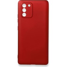 Aslanoğlu Store Newface Samsung Galaxy A91 / S10 Lite Kılıf First Silikon - Bordo