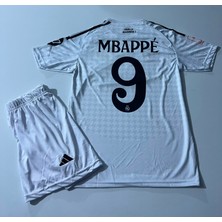 Taner Spor REAL-MADRID-MBAPPE-9-NUMARA-2025-2026-YENI-SEZON-FUTBOL-FORMASI-BEYAZ