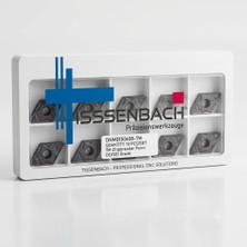 Tissenbach DNMG150608-TM 2125 Tornalama Ucu (10'lu Kutu) - Çelik ve Inox Için Premium Karbür Elmas