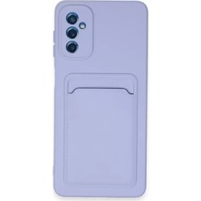 Aslanoğlu Store Newface Samsung Galaxy A14 4g Kılıf Kelvin Kartvizitli Silikon - Lila