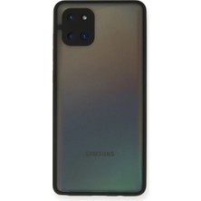 Starseven A81 / Note 10 Lite Montreal Silikon Kapak - Siyah