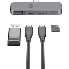 Cellularline Cellularlıne 4 Portlu Şarj Cihazı - 1 x Usb-A, 2 x Usb-C, 1 x Micro USB