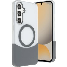 Eseno Select Samsung Galaxy S24 Fe Uyumlu Kılıf Joko Velar MagSafe Uyumlu Kapak - Natural Grey (Doğal Gri)