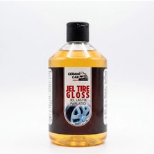 Ceramicar Custom Premium Jel Lastik Parlatıcı & Koruyucu (500ML) Ultra Islak Görünüm