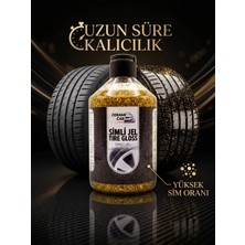 Ceramicar Custom Altın Simli Jel Lastik Parlatıcı - Yüksek Sim Oranı - Islak Görünüm - Uzun Süre Kalıcılık